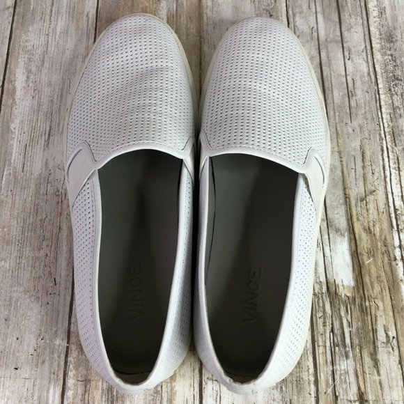 Vince 8M Blair Sneaker White Italian Leather - Picture 5 of 8